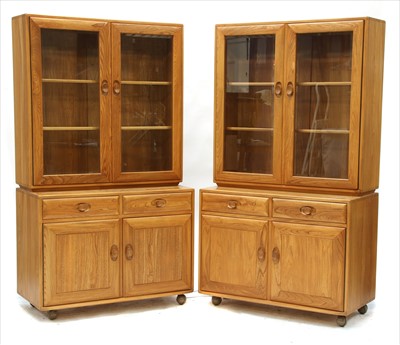 Lot 769 - A pair of Ercol wall units