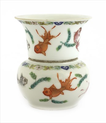 Lot 16 - A Chinese famille rose cup and bowl