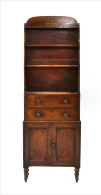 Lot 703 - A 19th century shallow mahogany bookcase