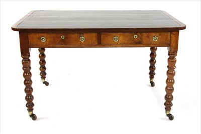 Lot 723 - A 19th century mahogany writing table