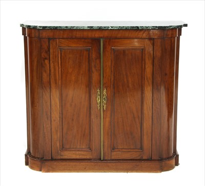 Lot 379 - A mahogany breakfront side cabinet