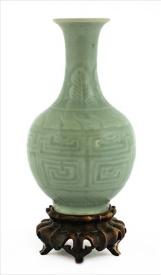 Lot 31 - A Chinese celadon vase
