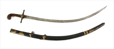 Lot 320 - A Persian sabre (shamshir)