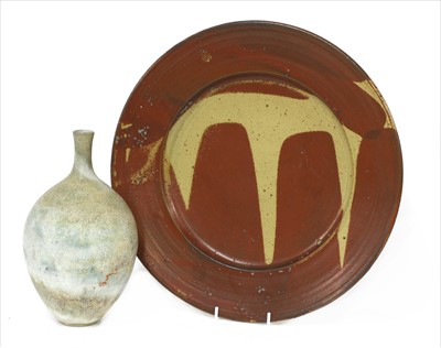 Lot 365 - A stoneware glazed dish