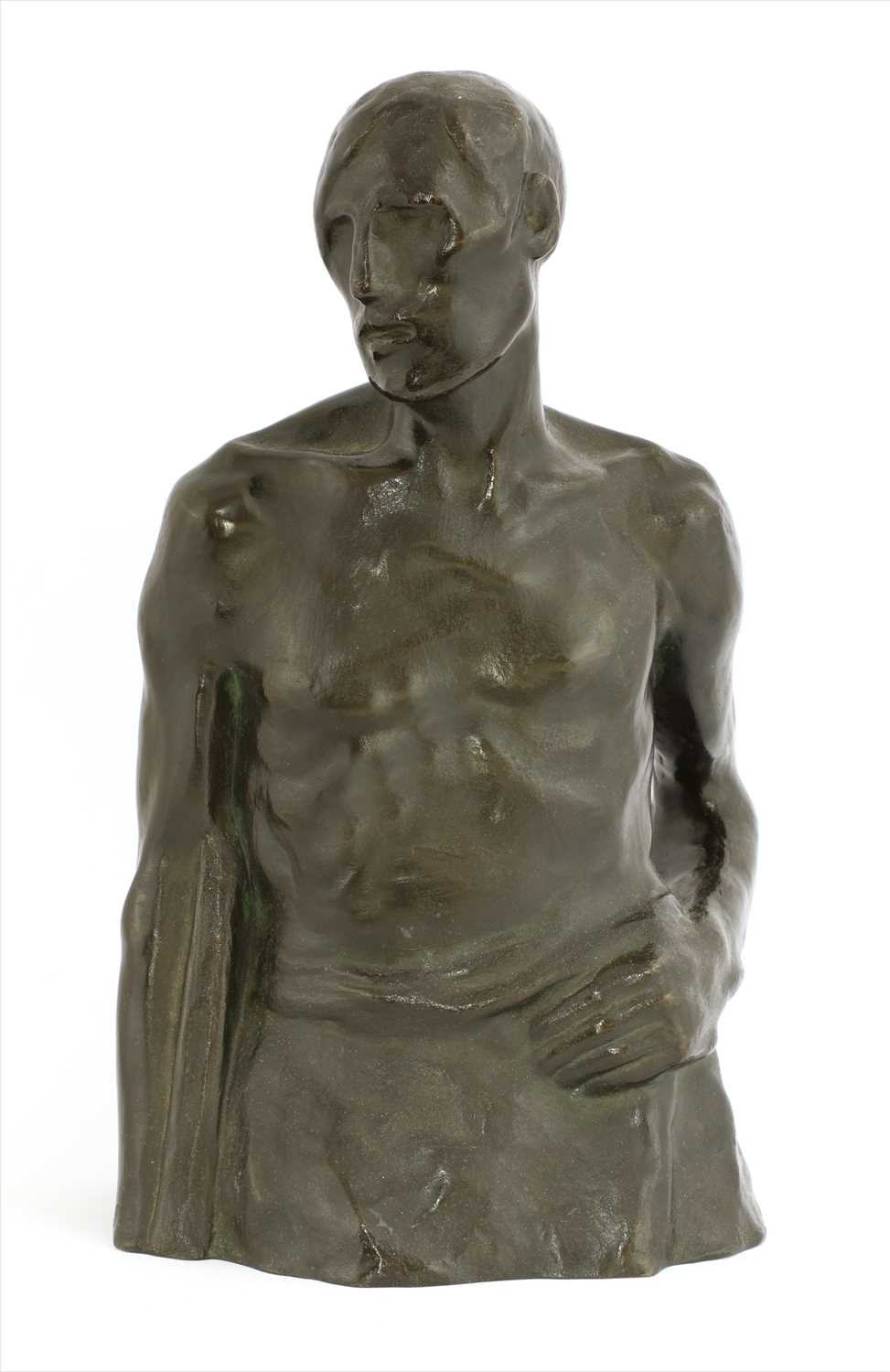 Lot 34 - A French School patinated bronze figure