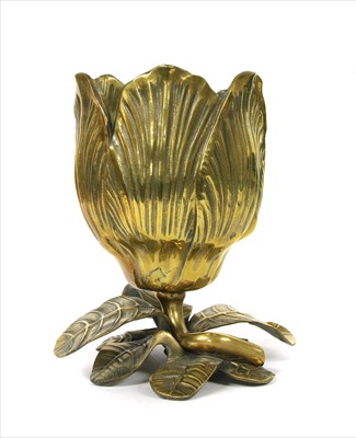 Lot 434 - A brass planter