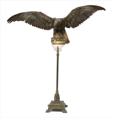 Lot 190 - GOLDEN EAGLE LAMP
