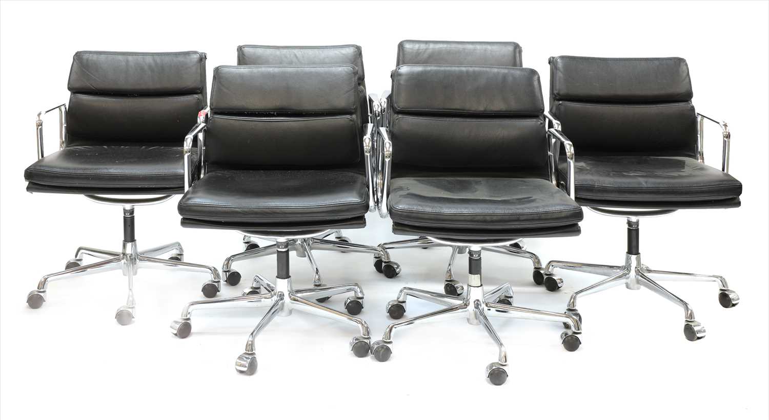 Lot 429 - Six 'EA108' desk chairs