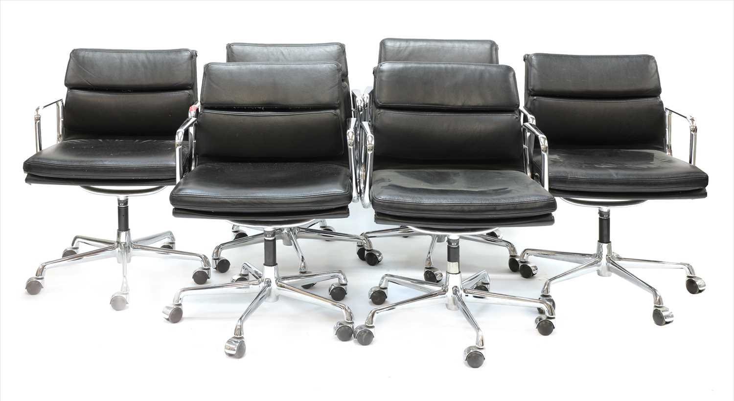 Lot 429 - Six 'EA108' desk chairs