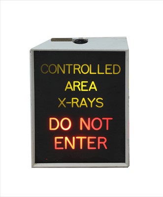 Lot 289 - MEDICAL X-RAY SIGN