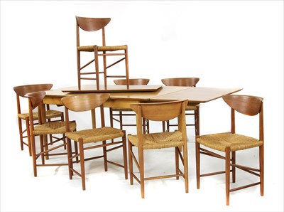 Lot 508 - A set of eight 'Model 317' dining chairs