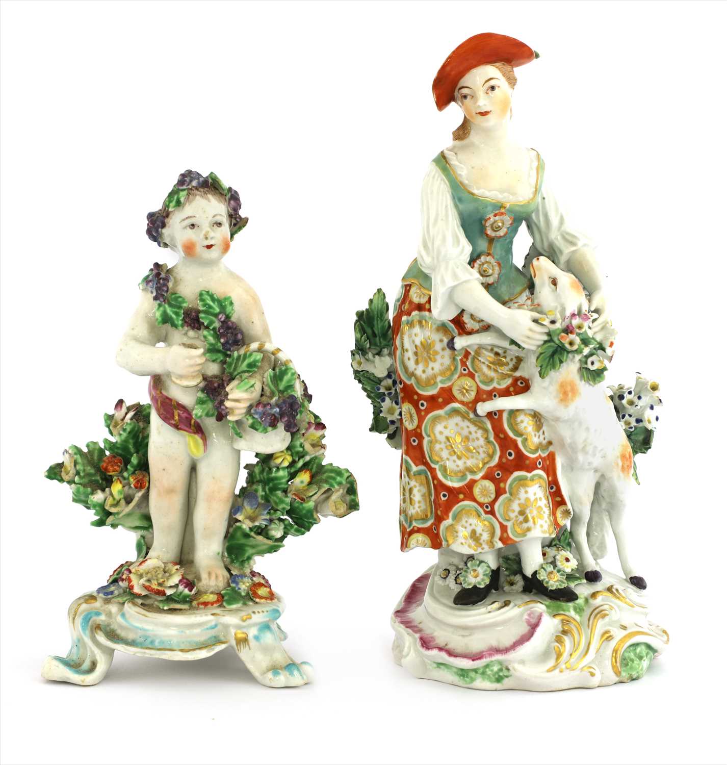 Lot 9 - Two Derby figures