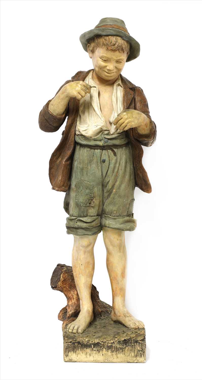 Lot 76 - A Goldscheider terracotta figure