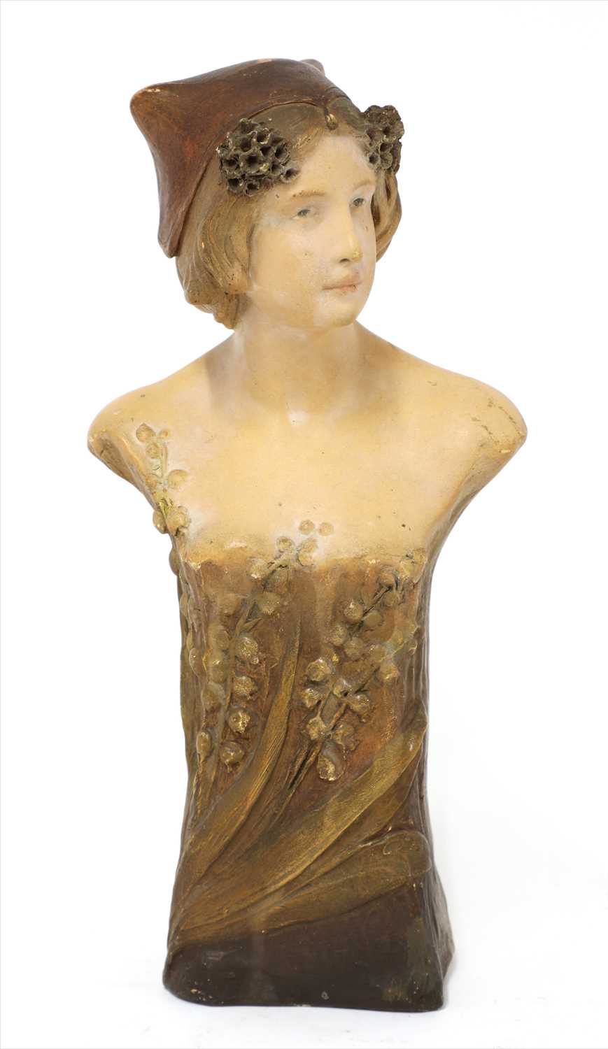 Lot 79 - A Goldscheider terracotta bust