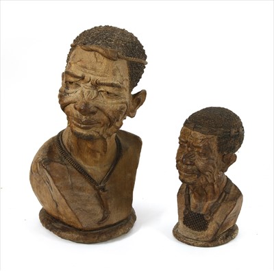 Lot 517 - Two African busts