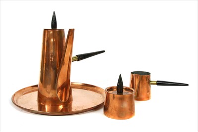 Lot 190 - A copper coffee set