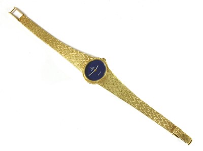 Lot 171A - A ladies' 18ct gold Omega 'De Ville' mechanical bracelet watch