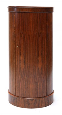 Lot 672 - A Danish rosewood cylinder cabinet