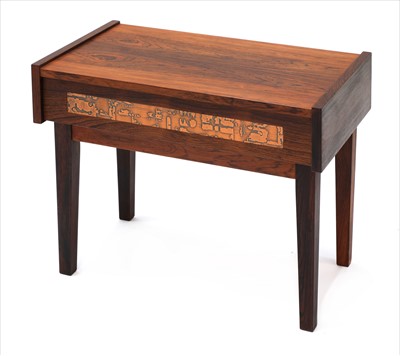 Lot 669 - A Danish rosewood table