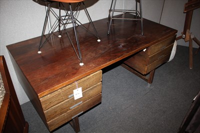 Lot 468 - A rosewood desk