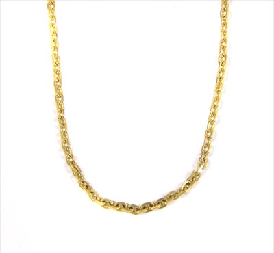 Lot 62 - A 9ct gold filed trace link chain