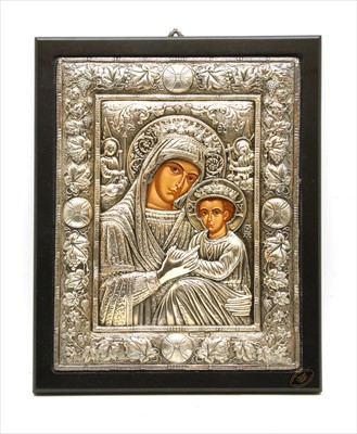 Lot 194 - A Byzantine style icon