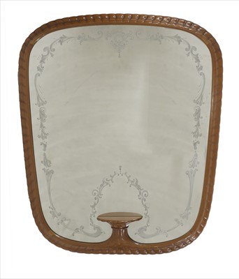 Lot 551 - A Italian moulded mirror