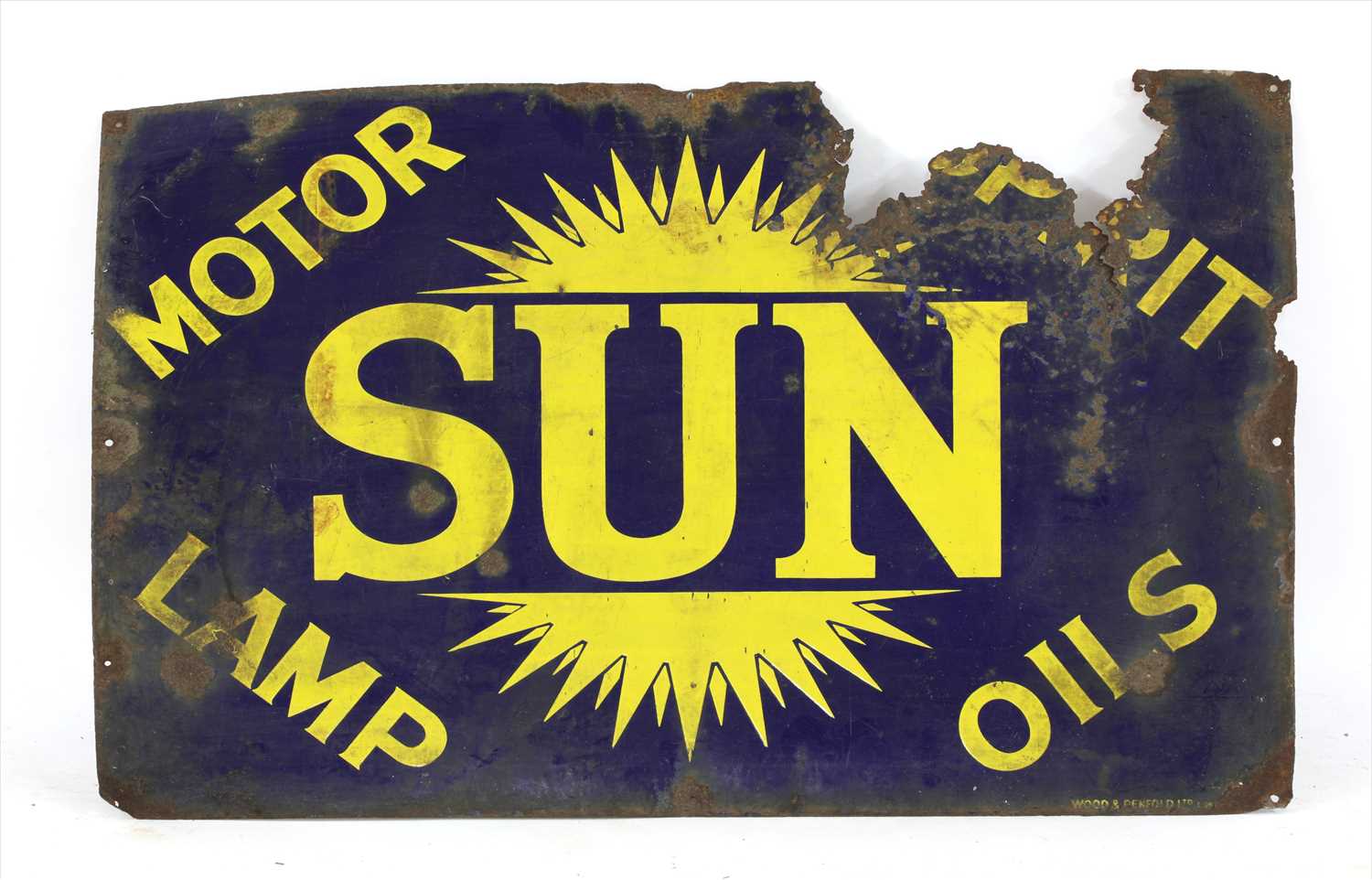 Lot 97 - 'Sun Motor Spirit Lamp Oils'