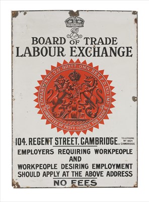 Lot 105 - 'Board of Trade Labour Exchange'