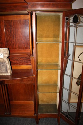 Lot 164 - A Liberty mahogany display cabinet