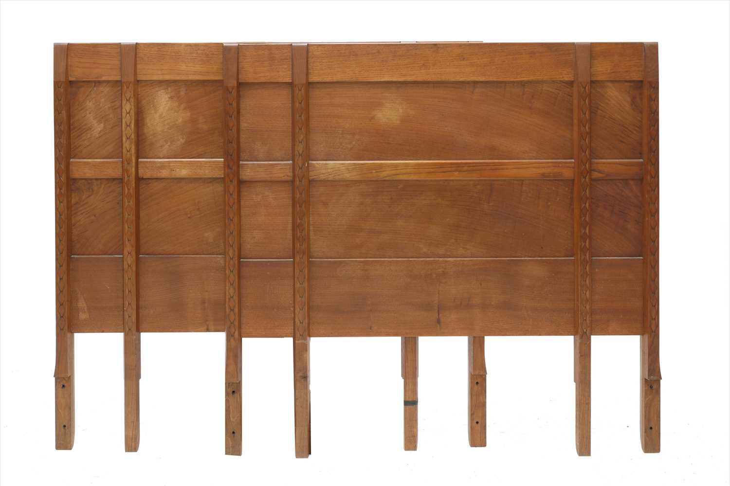 Lot 248 - A pair of headboards