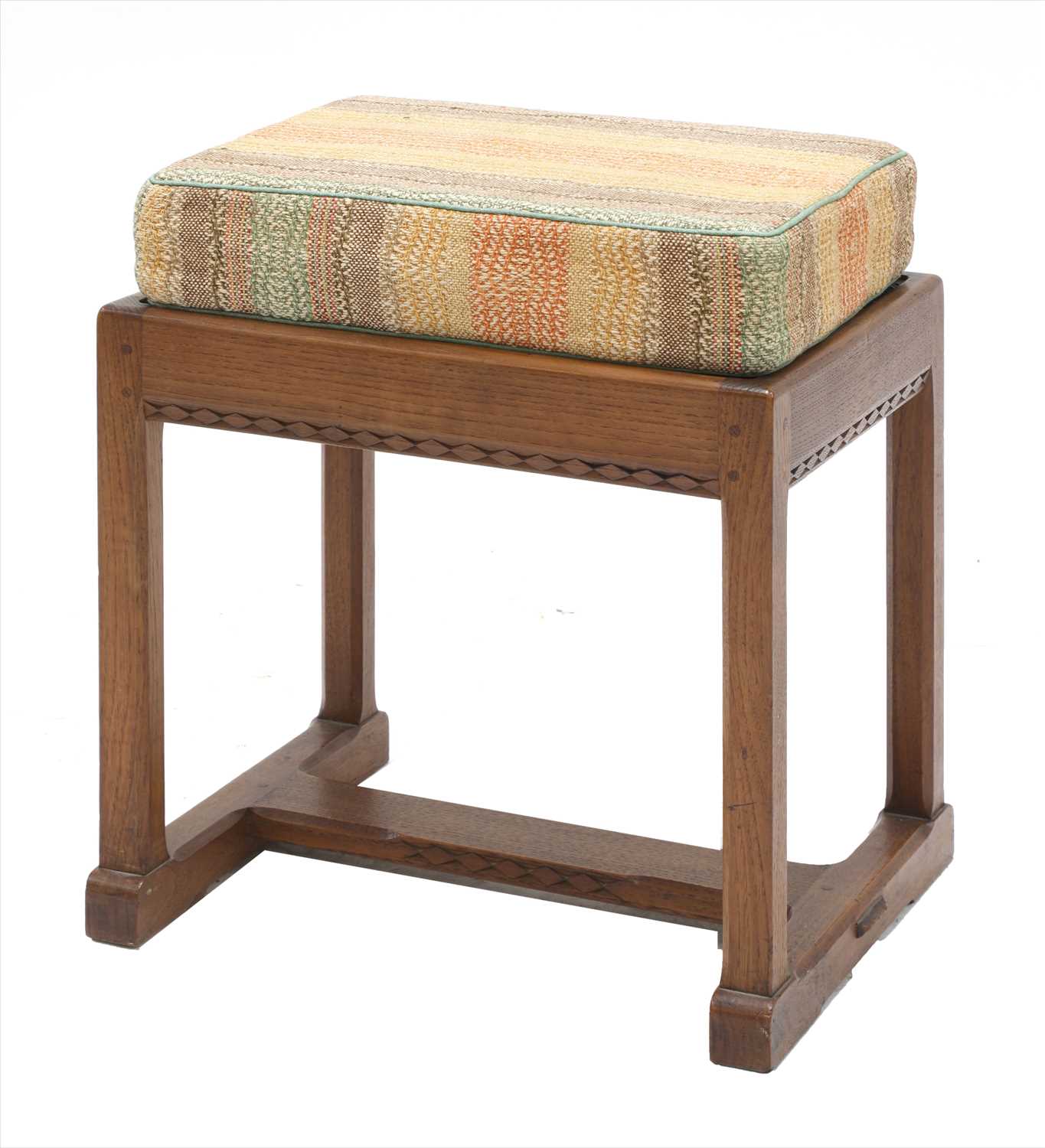 Lot 246 - An oak stool or table