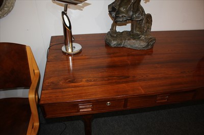 Lot 451 - A Danish Rosewood desk