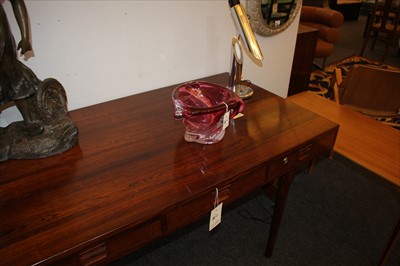 Lot 451 - A Danish Rosewood desk