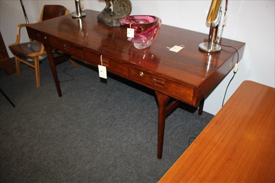 Lot 451 - A Danish Rosewood desk