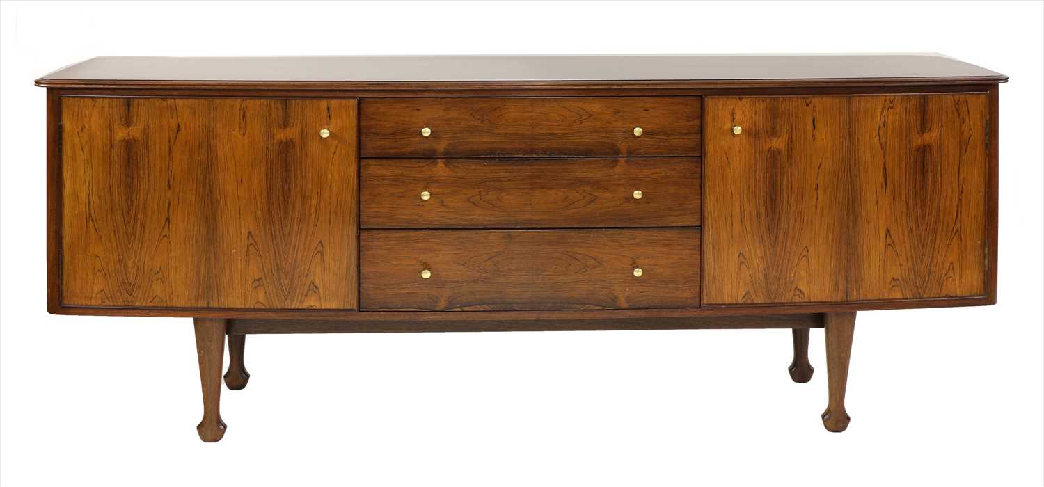 Lot 439 - An Indian rosewood sideboard
