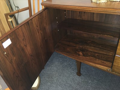 Lot 439 - An Indian rosewood sideboard