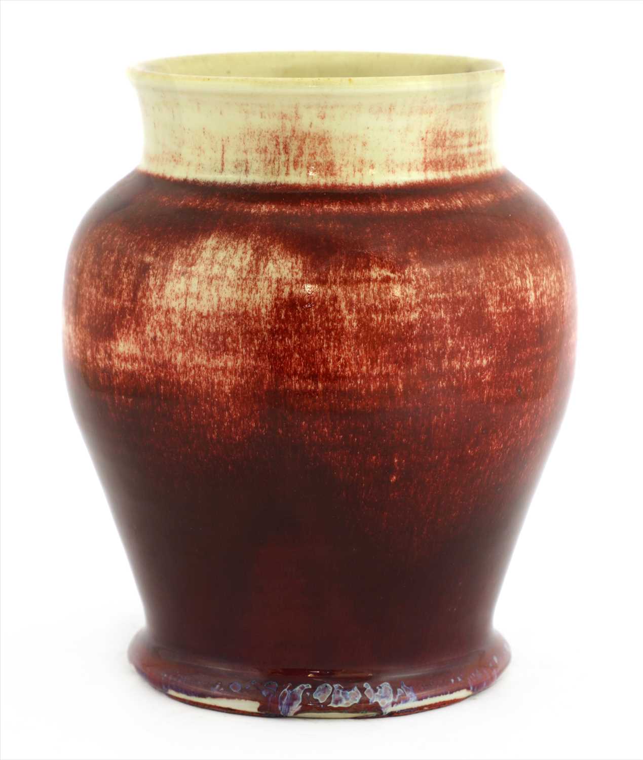 Lot 48 - A Ruskin high-fired flambé vase
