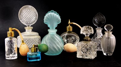 Lot 1185 - A large collection of perfume and scent bottles