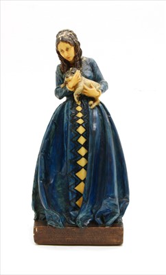 Lot 208 - An Agatha Waller wax on plaster figure