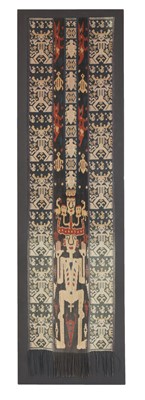 Lot 113 - A large pre-Columbian style fabric panel