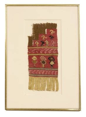 Lot 216 - A group of three pre-Columbian textiles