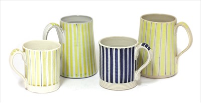 Lot 354 - Four Rye Pottery mugs