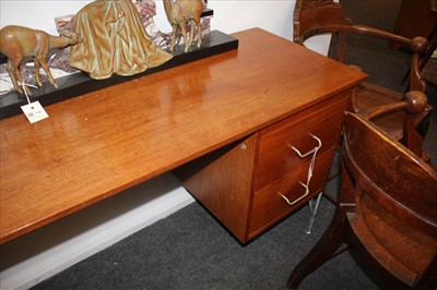 Lot 284 - A Danish teak desk
