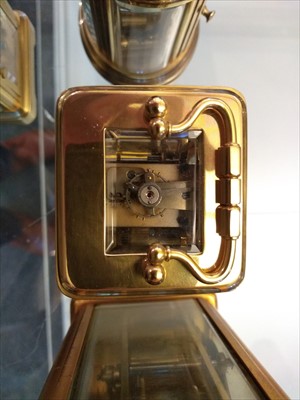Lot 181 - A collection of carriage clocks