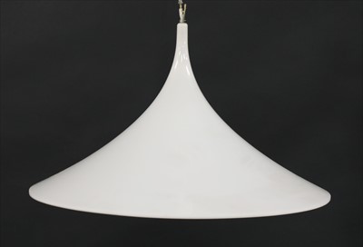 Lot 491 - A Perspex pendant ceiling lamp