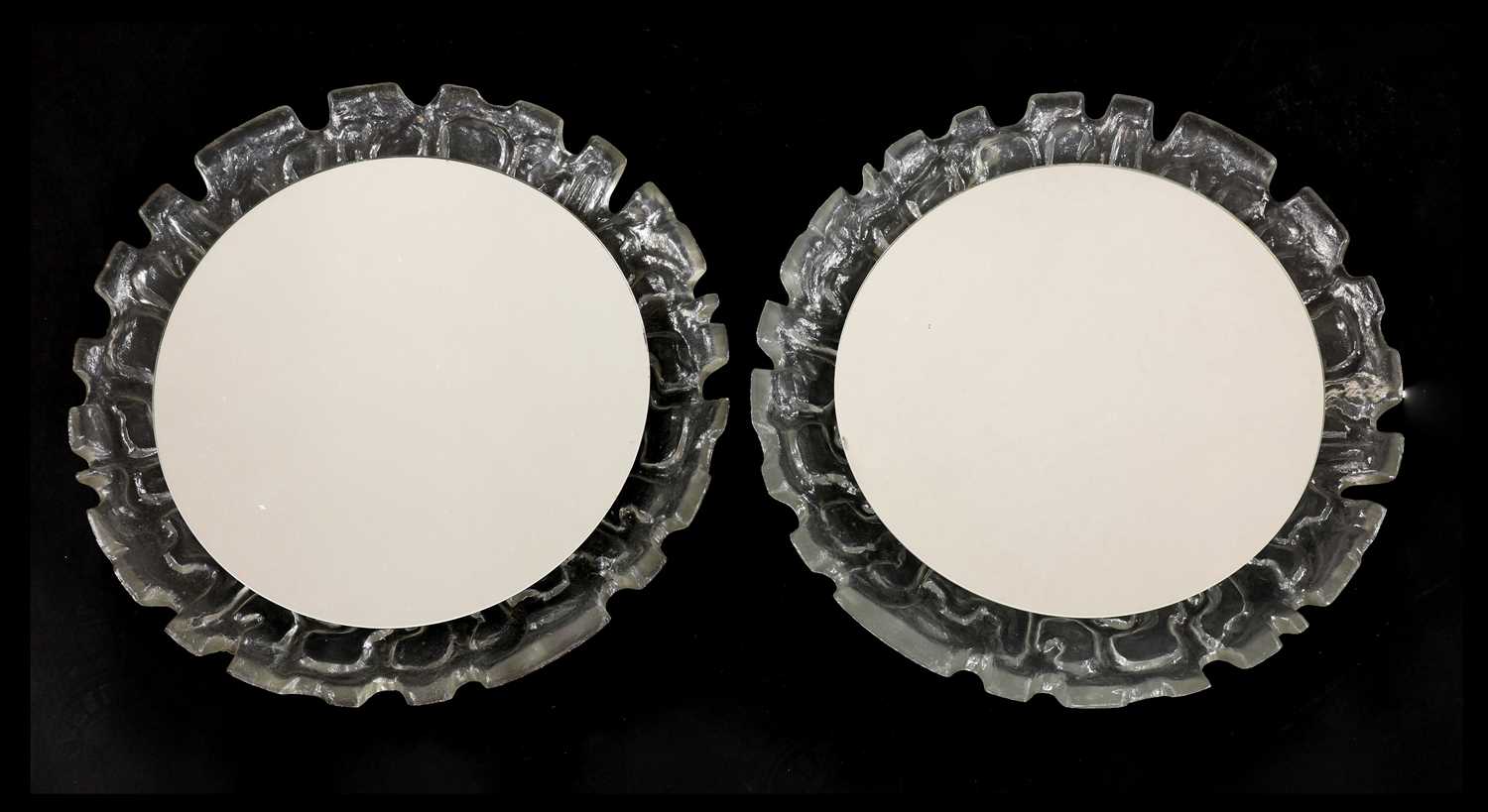 Lot 415 - Two moulded plastic wall mirrors