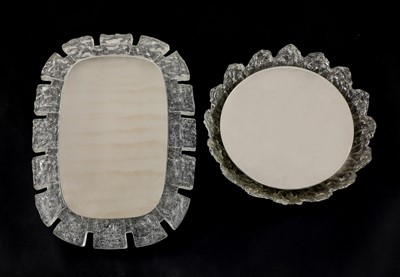 Lot 492 - Two moulded plastic wall mirrors