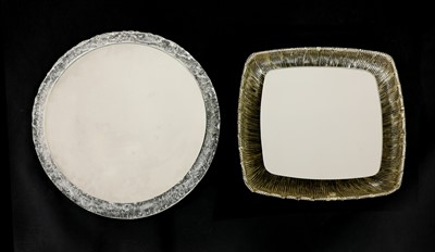 Lot 407 - Two moulded plastic wall mirrors