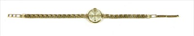 Lot 79 - A ladies' 9ct gold Verity mechanical bracelet watch